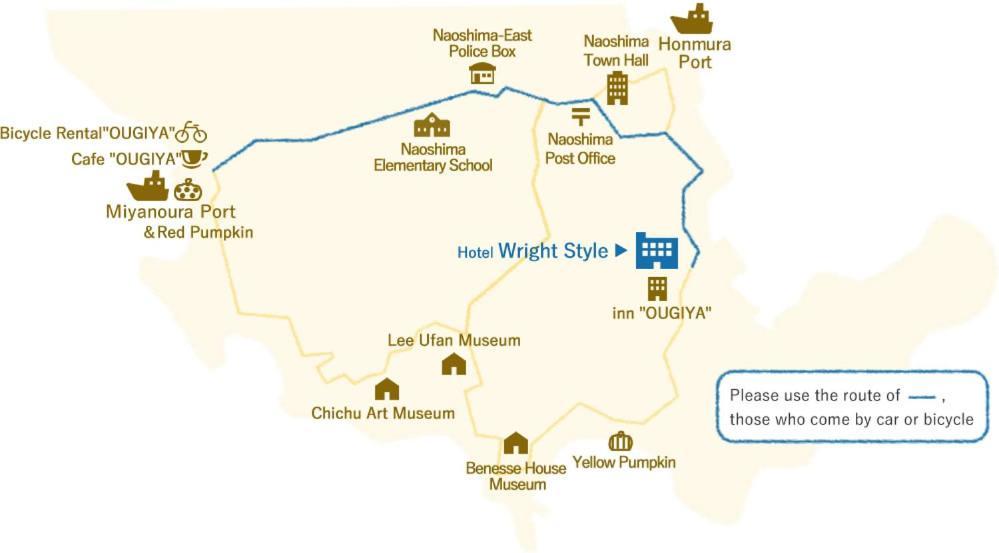 Wright Style Otel Naoshima Dış mekan fotoğraf